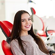 Woman after cosmetic dentist in Ocala