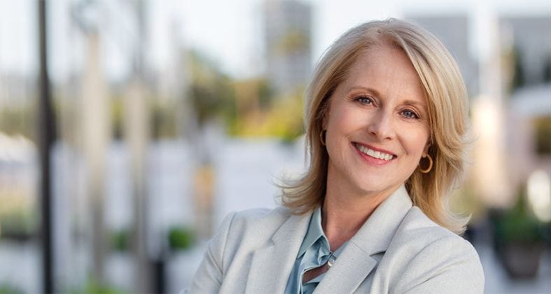 Smiling woman
