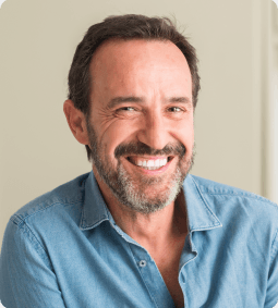 man smiling